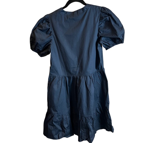 Tuckernuck Hyacinth house Zipper mini Ellie dress Ladies size xs Navy blue - Picture 6 of 11